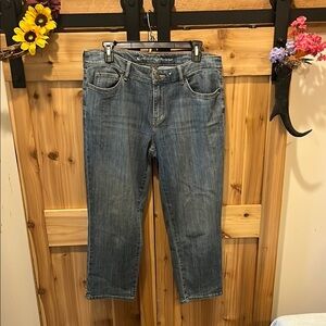 Eddie Bauer Curvy Cropped Jeans - Denim Blue